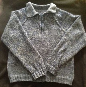 Circular needle Men's Sweater